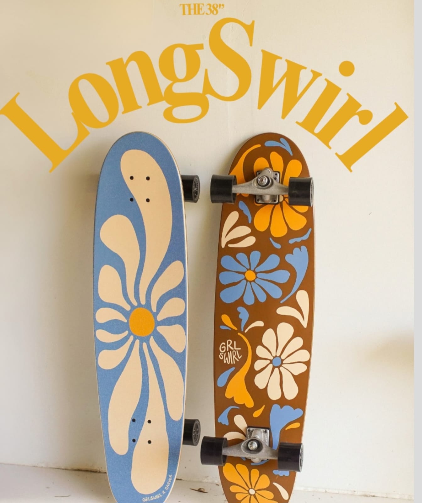 GRLSWIRL 38" Longswirl | Carver Surfskate Complete