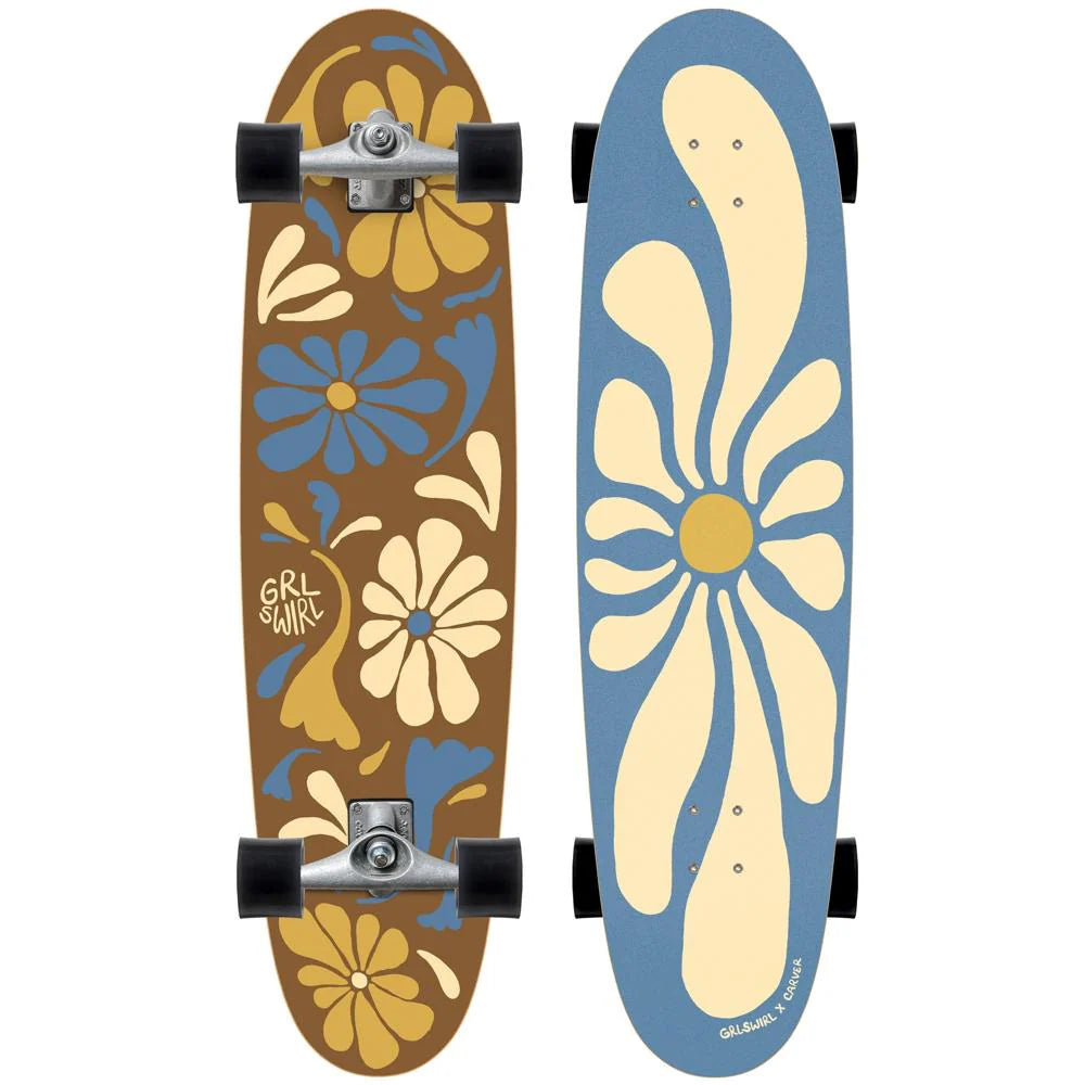 GRLSWIRL 38" Longswirl | Carver Surfskate Complete