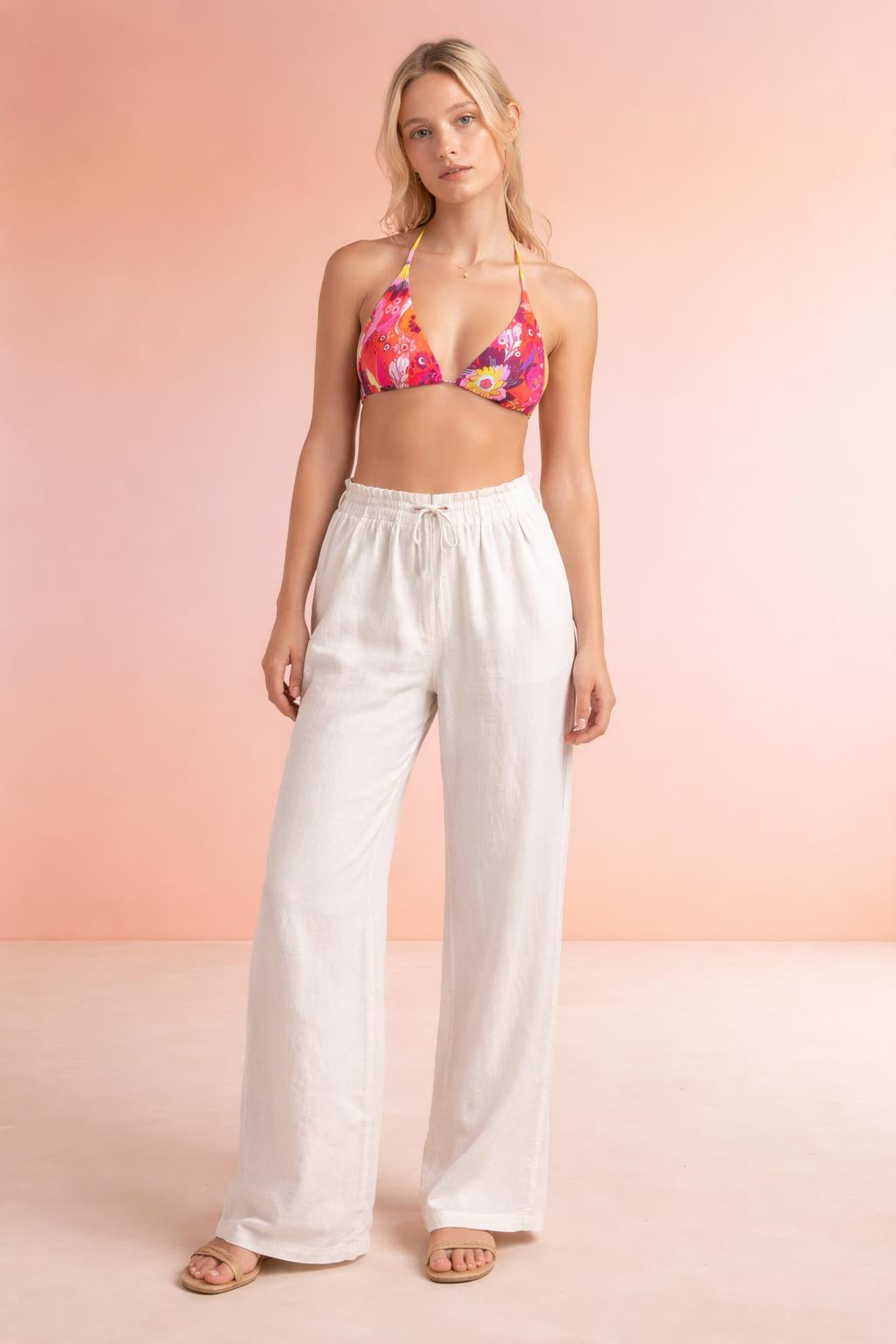 Full body view of the model wearing Beach Life